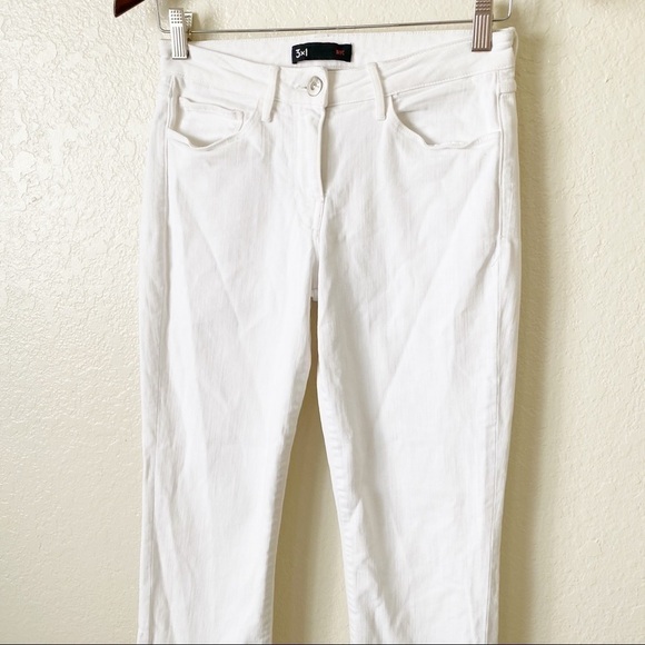 3X1 W2 Split Bell Crop mid-rise straight-leg jeans - Picture 3 of 13